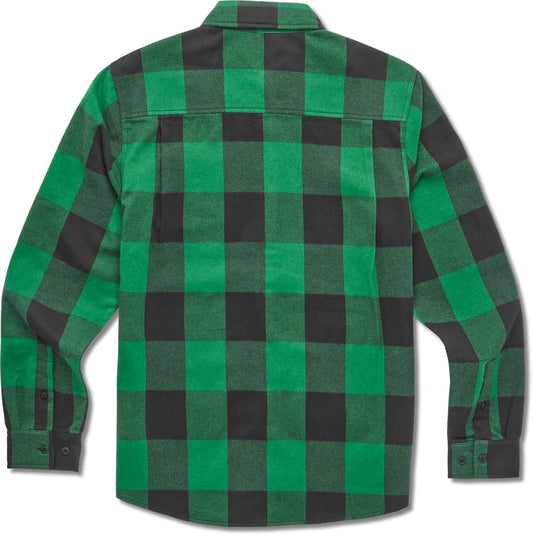 ETNIES X DIG LONGSLEEVE FLANNEL SHIRT GREEN/BLACK