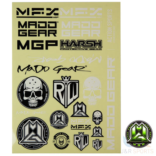 MG LOGOS STICKER SHEET - LARGE