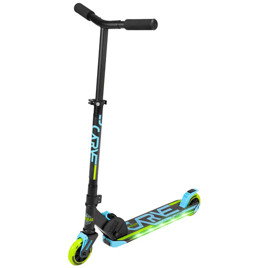 CARVE FLIGHT LIGHT-UP SCOOTER - BLUE LIME