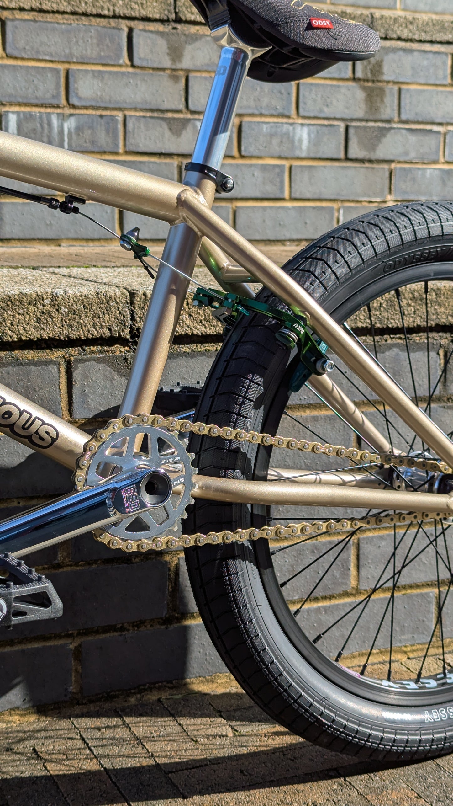 United Bike Co Custom Built AYS (Are you serious) BMX 21" TT Champagne