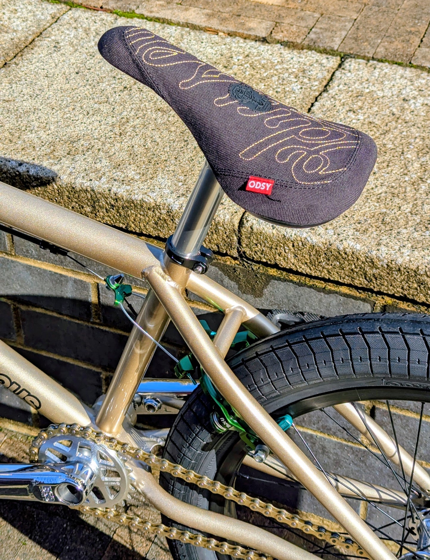 United Bike Co Custom Built AYS (Are you serious) BMX 21" TT Champagne