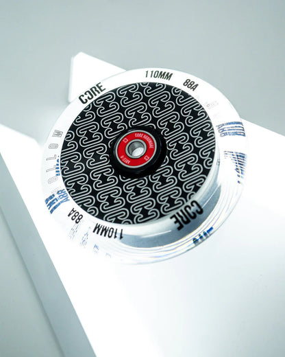 CORE HOLLOW STUNT SCOOTER WHEEL REPEAT 110MM - CLEAR/BLACK